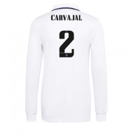 Real Madrid Daniel Carvajal #2 Fotballklær Hjemmedrakt 2022-23 Langermet